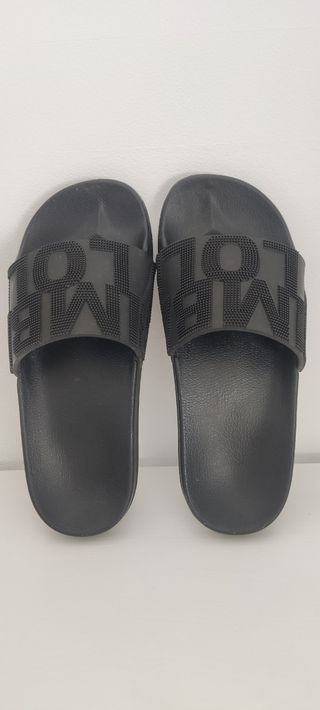 Chanclas Bimba y Lola Talla 38 Negras