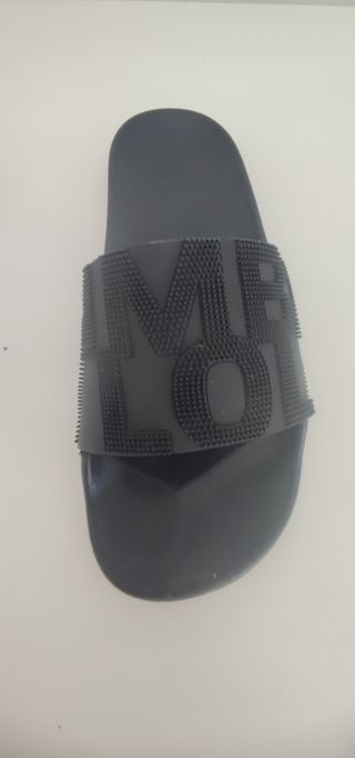 Chanclas Bimba y Lola Talla 38 Negras