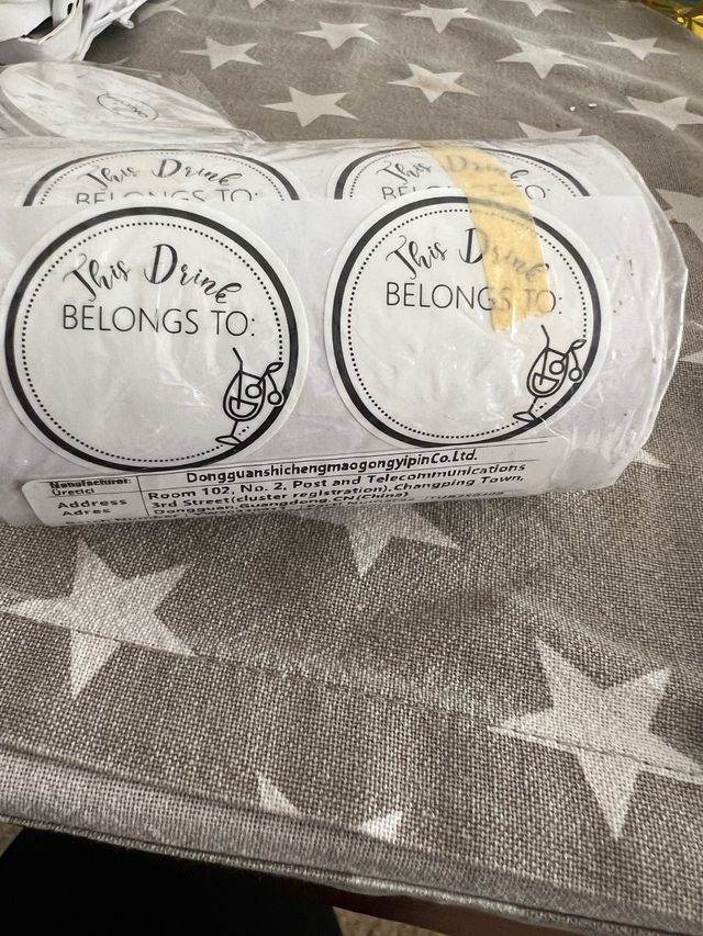 Pegatinas This Drink Belongs To wedding