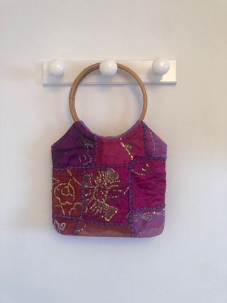 Bolso étnico lentejuelas