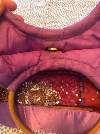 Bolso étnico lentejuelas