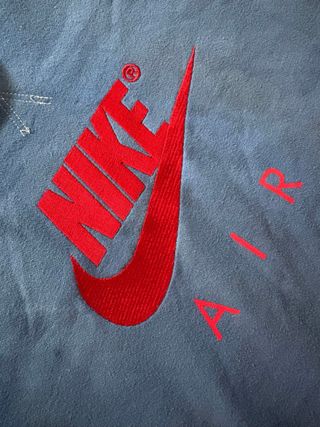 Sudadera sin mangas Nike Air Gris y Azul
