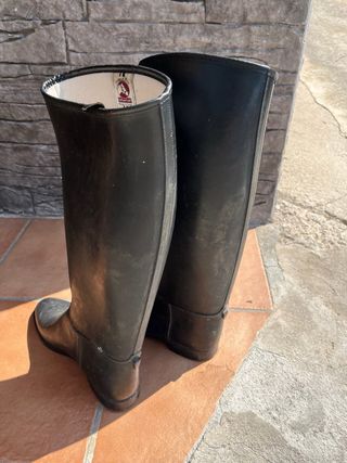 Botas de montar negras impermeables talla 45