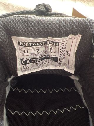 Zapatos de seguridad Portwest negros
