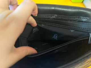 Borsa Steve Madden nera trapuntata con lucchetto