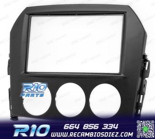 MARCO NEGRO RADIO 2-DIN PARA MAZDA MX-5 MIATA