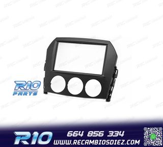 MARCO NEGRO RADIO 2-DIN PARA MAZDA MX-5 MIATA