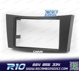 MARCO NEGRO RADIO 2-DIN PARA MERCEDES CLASE-E CLASE-CLS