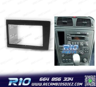 MARCO NEGRO RADIO 2-DIN PARA VOLVO S60 00-04 V70 XC70 01-04