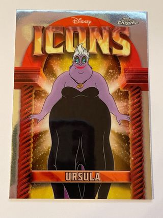 2025 Topps Chrome Disney URSULA /25 2025 Topps Disney Wonder