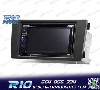 MARCO NEGRO RADIO 2-DIN PARA AUDI A6 Y ALLROAD