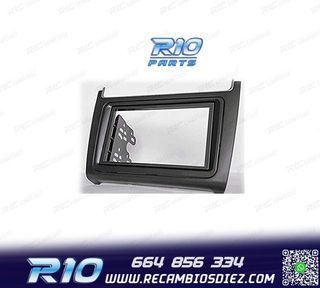 MARCO NEGRO RADIO 2-DIN PARA VOLKSWAGEN VW POLO 14+