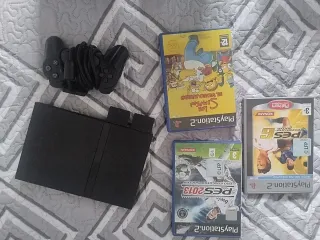Consola PlayStation 2 Negra + 3 Juegos