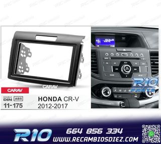 MARCO NEGRO RADIO 2-DIN PARA HONDA CR-V 12-17