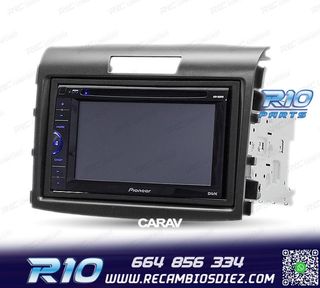 MARCO NEGRO RADIO 2-DIN PARA HONDA CR-V 12-17