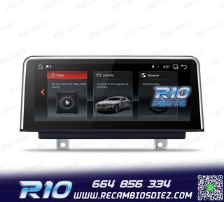 RADIO GPS ANDROID 14 PARA BMW SERIE 3 SERIE 4 10,25"