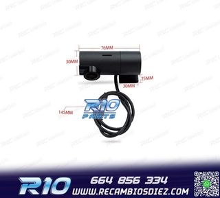 CÁMARA FRONTAL DE GRABACIÓN DVR 360º RADIOS XTRONS