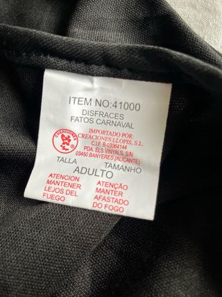 Disfraz Esqueleto Adulto Talla Única