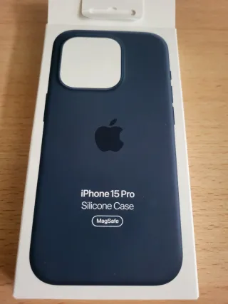 Funda Original iPhone 15 Pro Apple Azul