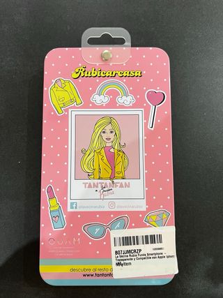 Funda iPhone X La Vecina Rubia Glitter