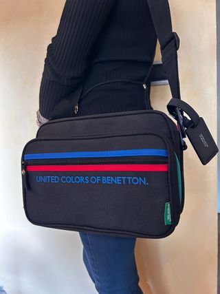 Tracolla Benetton vintage colori vivaci