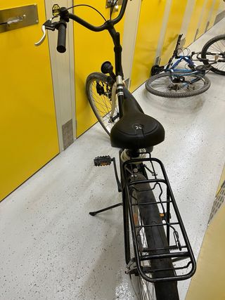 Bicicleta de ciudad negra 26 pulgadas 