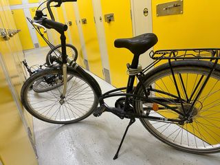 Bicicleta de ciudad negra 26 pulgadas 