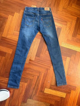 Pantalón vaquero Levi's azul niña