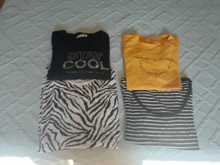 Conjunto 4 Camisetas Mujer