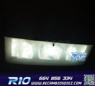 KIT 15 BOMBILLAS LED INTERIOR PARA OPEL ASTRA H OPC GTC HATC
