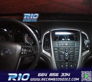 KIT 15 BOMBILLAS LED INTERIOR PARA OPEL ASTRA H OPC GTC HATC