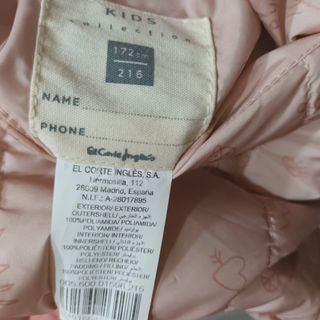 Abrigo reversible niña El Corte Inglés