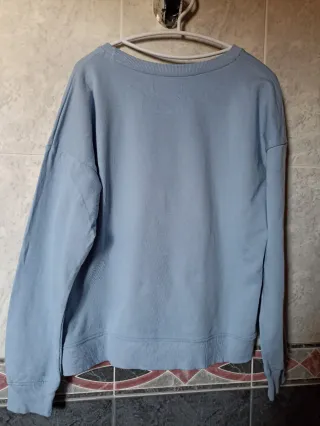 Sudadera Springfield azul cielo floral