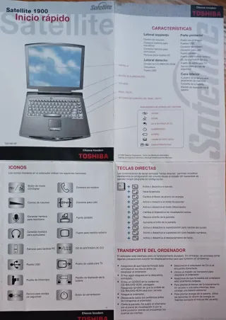 Toshiba Satellite 1900 Ordenador Portátil