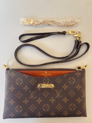 Bolso Monogram Marrón y Dorado