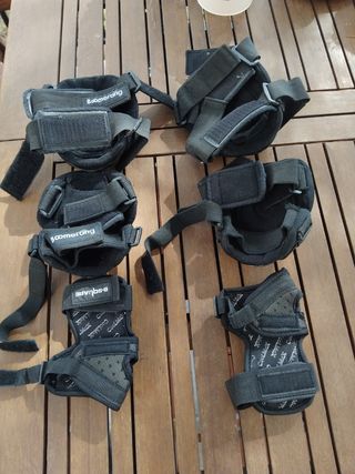 Proteccion patines: rodilleras, coderas, muñequera