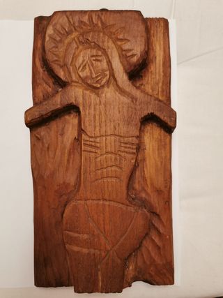 Crocefisso in legno artigianale