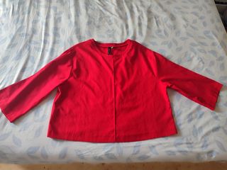 Camisa Mango Roja Talla M-L. 