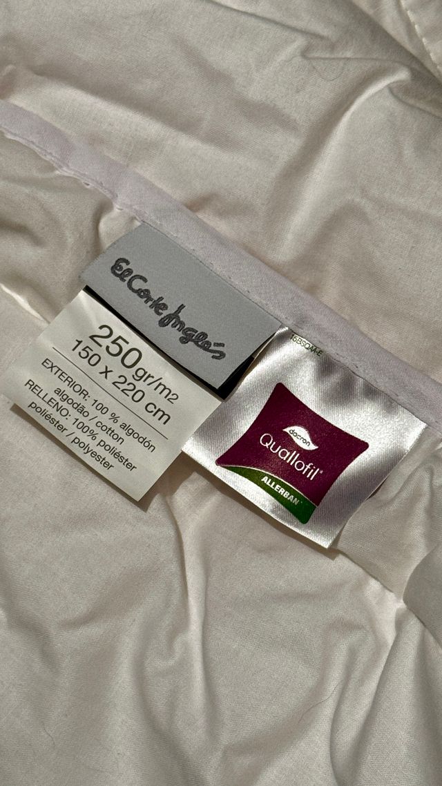 Piumino El Corte Inglés 150 x 220 cm 250 gr/m2
