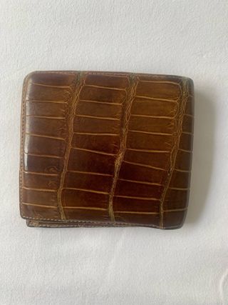 Cartera Loewe Piel Cocodrilo Marrón