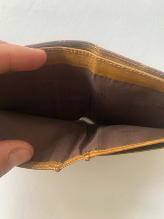 Cartera Loewe Piel Cocodrilo Marrón