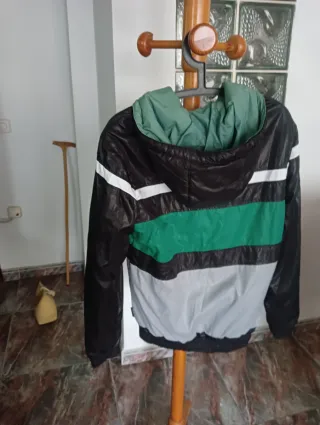Cazadora reversible hombre