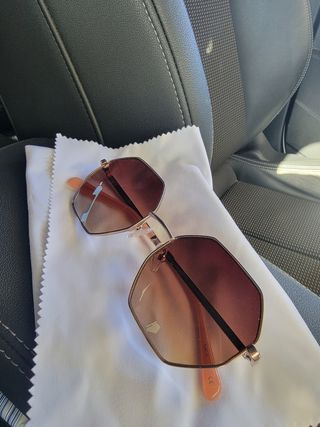 Gafas de Sol Afflelou Marrón y Dorado