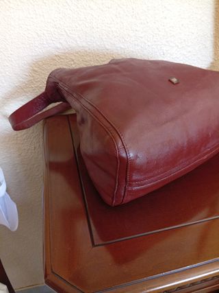 Bolso Purificación García Piel Marrón 