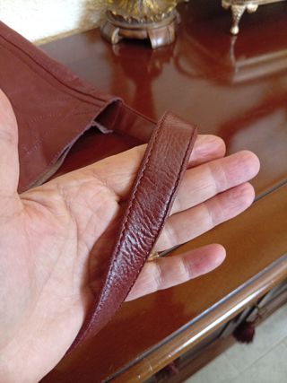 Bolso Purificación García Piel Marrón 