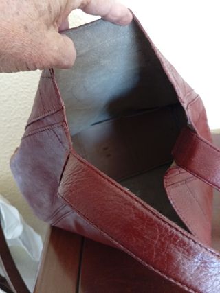 Bolso Purificación García Piel Marrón 