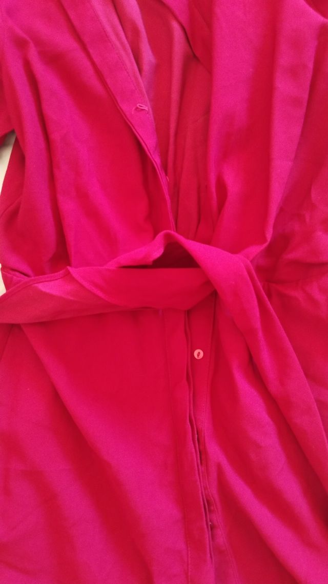 Vestido Mango Rojo Talla M