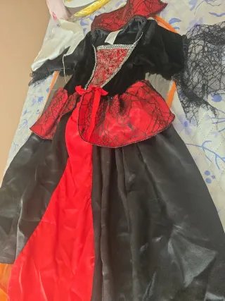 Disfraz Niña Vampira Talla Única