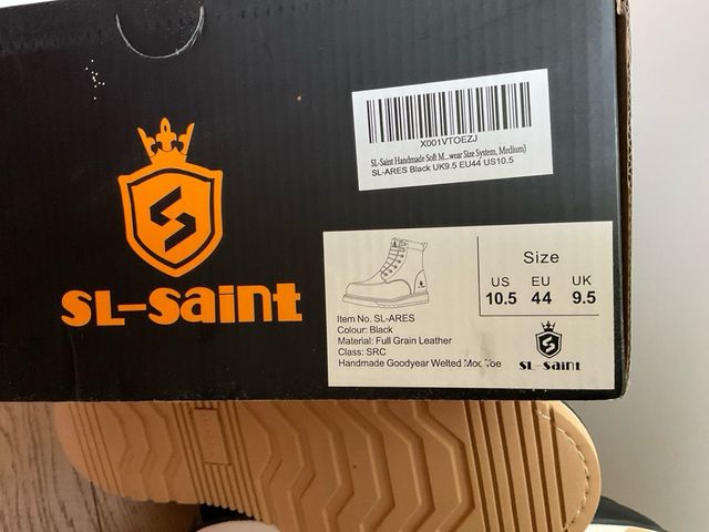 Stivali uomo SL-SAINT neri con lacci 44