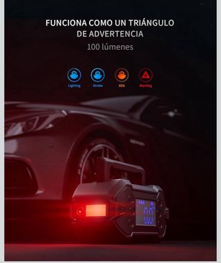 Arrancador Batería Coche 3000A 12V jumpstart